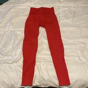 Red Alphalete Leggings